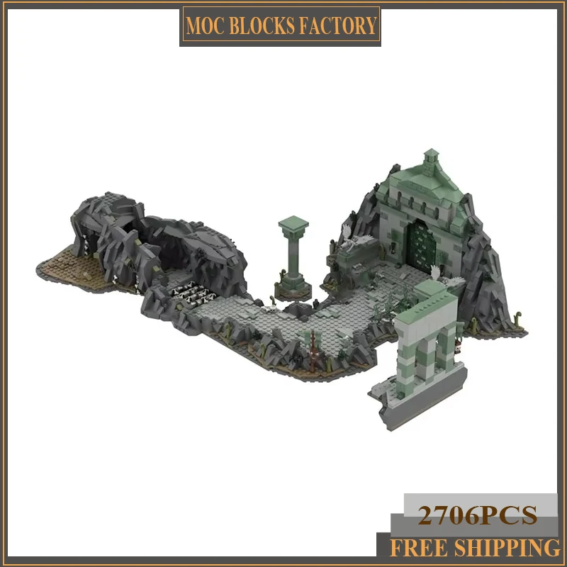 Magical Rings Moc Building Blocks Movie Scene Paths Of The Dead Model Technology Bricks DIY Assembly Street View Toys Gifts
Magical Rings Moc Building Blocks Movie Scene Paths Of The Dead Model Technology Bricks DIY Assembly Street View Toys Gifts