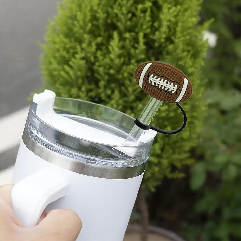 Cute Straw Covers Drinking Straw Tips Lids Football Cover Rugby Straw Tips Straw Football Tips Cover Rugby P9D1
Cute Straw Covers Drinking Straw Tips Lids Football Cover Rugby Straw Tips Straw Football Tips Cover Rugby P9D1