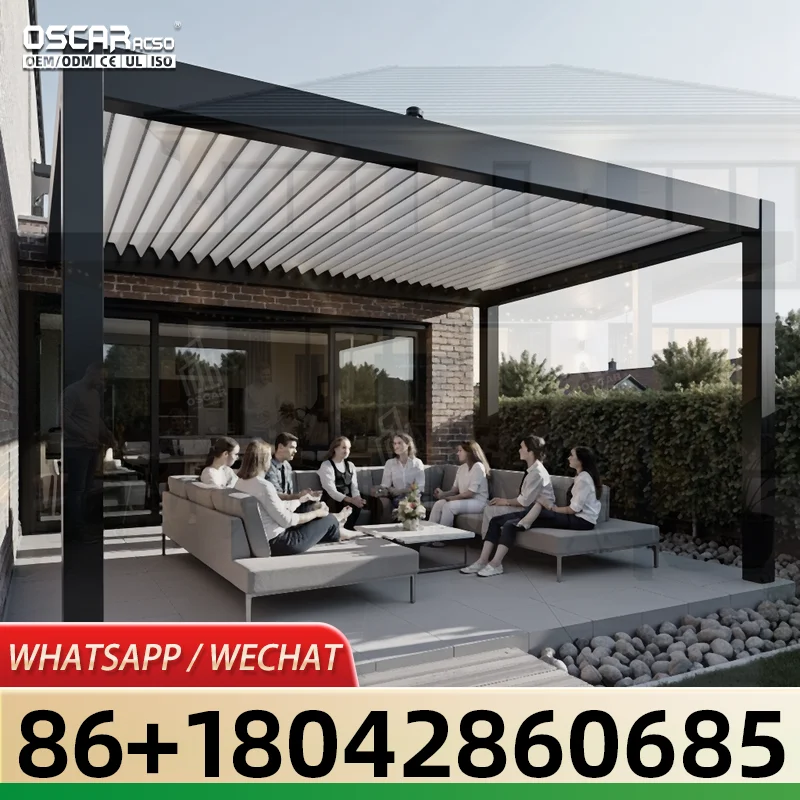 Биоклиматическая моторизованная алюминиевая пергола с регулируемыми ламелями: современная стильная алюминиевая беседка с регулируемым затенением и вентиляцией для США
Биоклиматическая моторизованная алюминиевая пергола с регулируемыми ламелями: современная стильная алюминиевая беседка с регулируемым затенением и вентиляцией для США