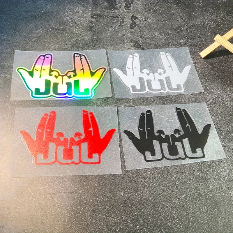 1Pc "JUL" Hand Gesture Sticker, Waterproof Vinyl Decal for Motorcycle Fuel Tank, Fairing & Racing Helmet, Ideal Gift for Bikers
1Pc "JUL" Hand Gesture Sticker, Waterproof Vinyl Decal for Motorcycle Fuel Tank, Fairing & Racing Helmet, Ideal Gift for Bikers