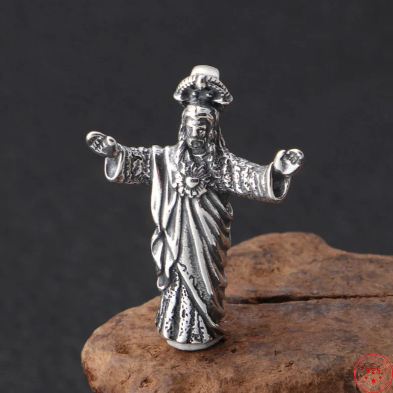 Genuine S925 Sterling Silver Pendants for Women Men New Fashion 3D Relief The City of God Jesus Amulet Jewelry Free Shipping
Genuine S925 Sterling Silver Pendants for Women Men New Fashion 3D Relief The City of God Jesus Amulet Jewelry Free Shipping