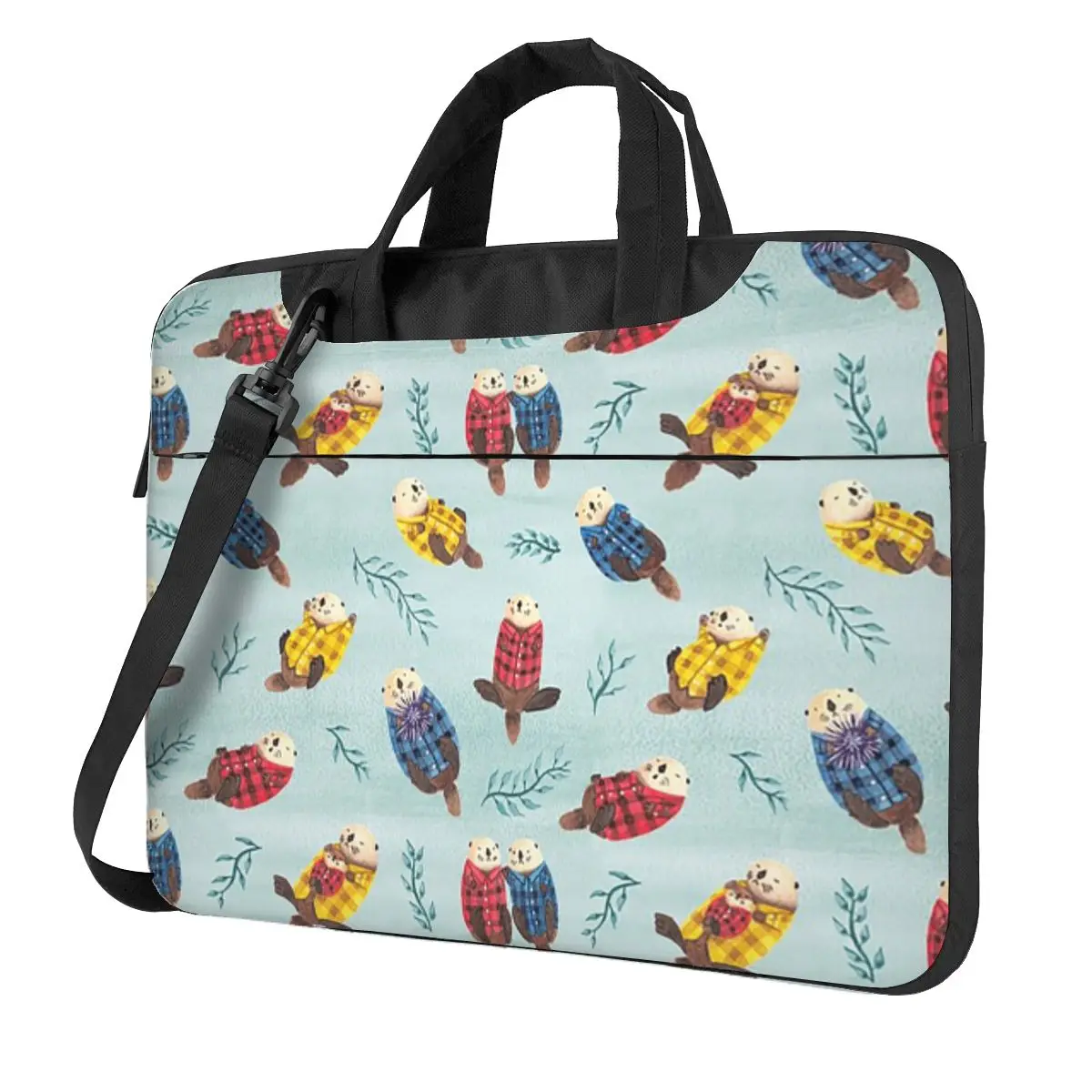 Sea Otters Wearing Plaid Crossbody Laptop Bag Case Computer Bag Resistant Protective Notebook Pouch for Macbook Pro Lenovo
Sea Otters Wearing Plaid Crossbody Laptop Bag Case Computer Bag Resistant Protective Notebook Pouch for Macbook Pro Lenovo