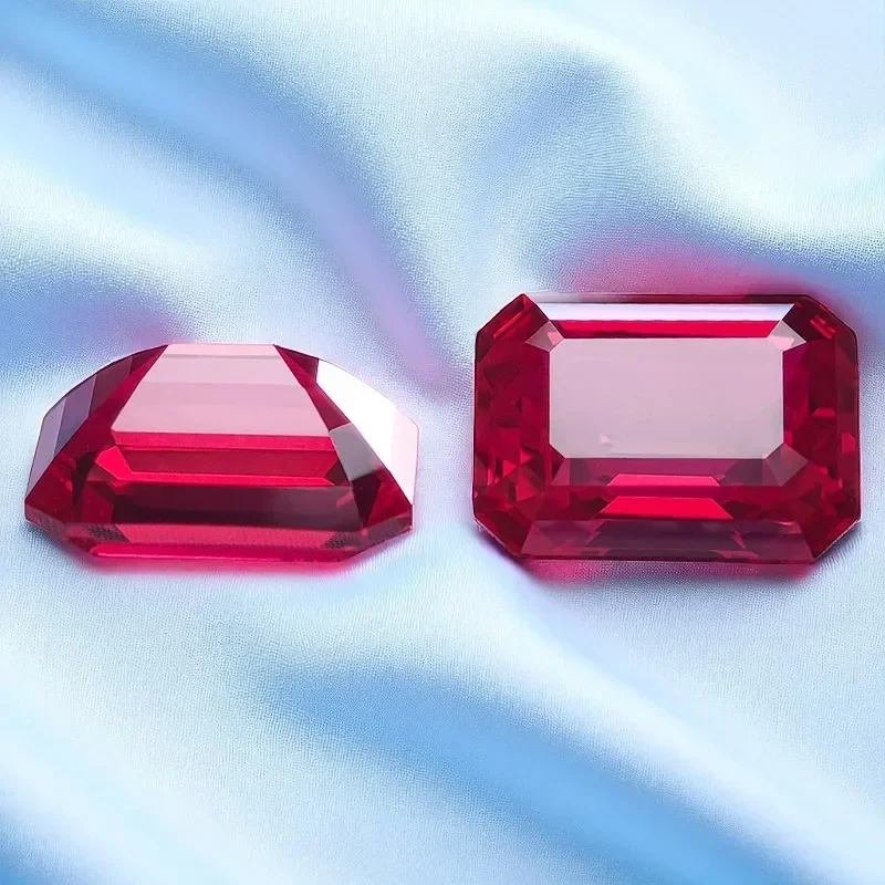 L-Lab Grown Sapphire/Ruby Emerald Cut Various Sizes Pigeon Blood Red Loose Gemstone For Jewelry Making With AGL Certificate
L-Lab Grown Sapphire/Ruby Emerald Cut Various Sizes Pigeon Blood Red Loose Gemstone For Jewelry Making With AGL Certificate