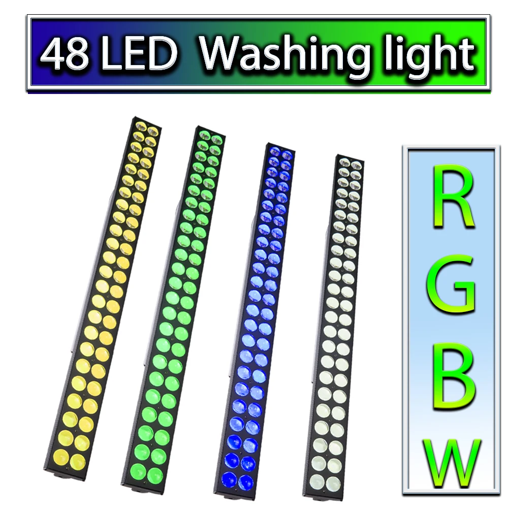 4/1pcs RGBW 4IN1 150W 48LED Segment 4 Point Control Light Wall Washer Stage Lighting Bar Beam Bar KTV DJ Disco Party
4/1pcs RGBW 4IN1 150W 48LED Segment 4 Point Control Light Wall Washer Stage Lighting Bar Beam Bar KTV DJ Disco Party