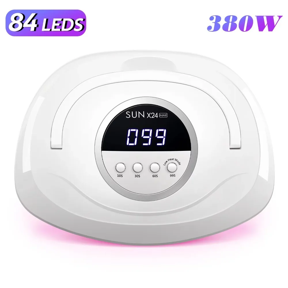 Professional 380W 84LEDS LED Nail Lamp Manicure Equipment Automatic Sensor UV Nail Lamp with 4 Timers Nail Light
Professional 380W 84LEDS LED Nail Lamp Manicure Equipment Automatic Sensor UV Nail Lamp with 4 Timers Nail Light