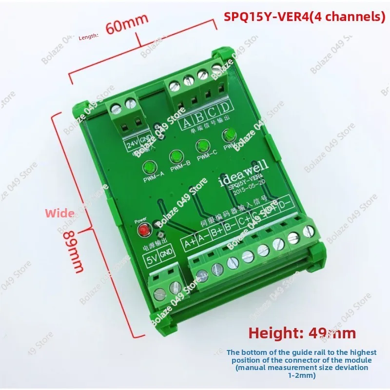 Differential to Collector, Encoder Differential Signal Conversion, Differential to Single-ended, Compatible with NPN/PNP
Differential to Collector, Encoder Differential Signal Conversion, Differential to Single-ended, Compatible with NPN/PNP