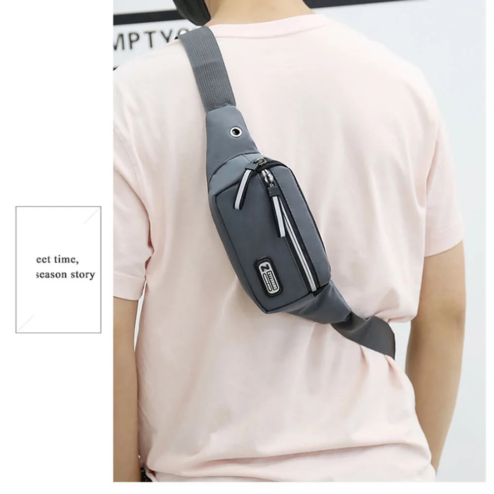Simple Grey Zipper Oxford Cloth Chest Bag Portable Large Capacity Sling Pack For Outdoor Sports
Simple Grey Zipper Oxford Cloth Chest Bag Portable Large Capacity Sling Pack For Outdoor Sports