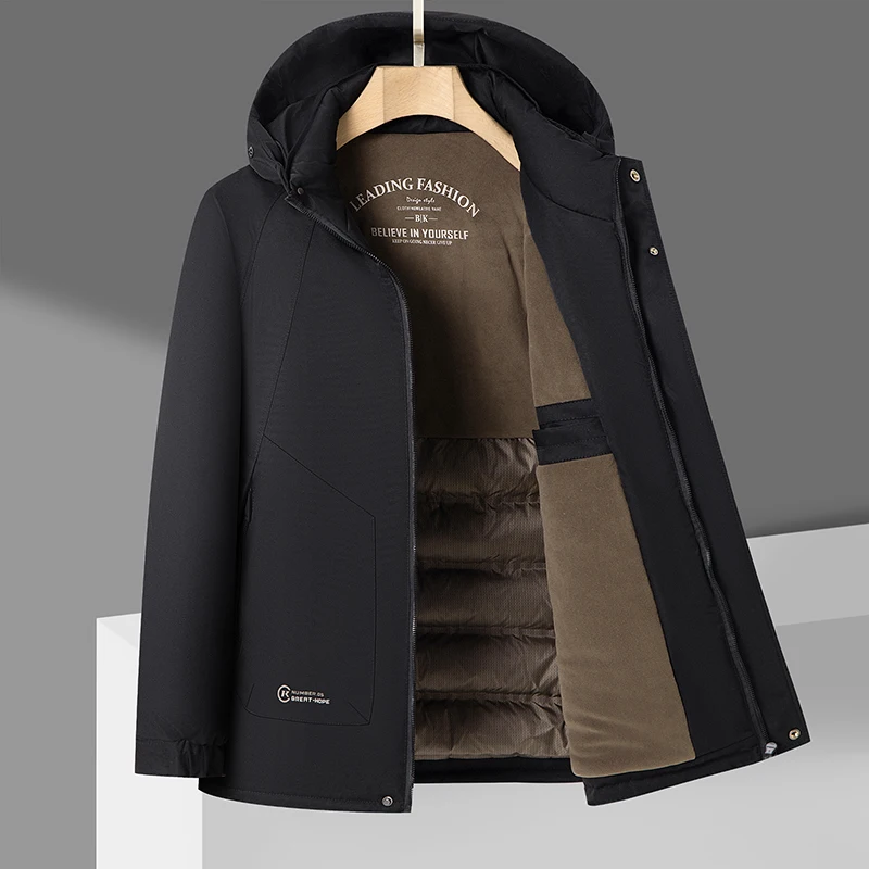 Fashion Hooded Parkas Warm Winter Jackets Business Oversize Man Parka Jacket Coat Brand Windproof Outwear Hat Parkas Jacket
Fashion Hooded Parkas Warm Winter Jackets Business Oversize Man Parka Jacket Coat Brand Windproof Outwear Hat Parkas Jacket