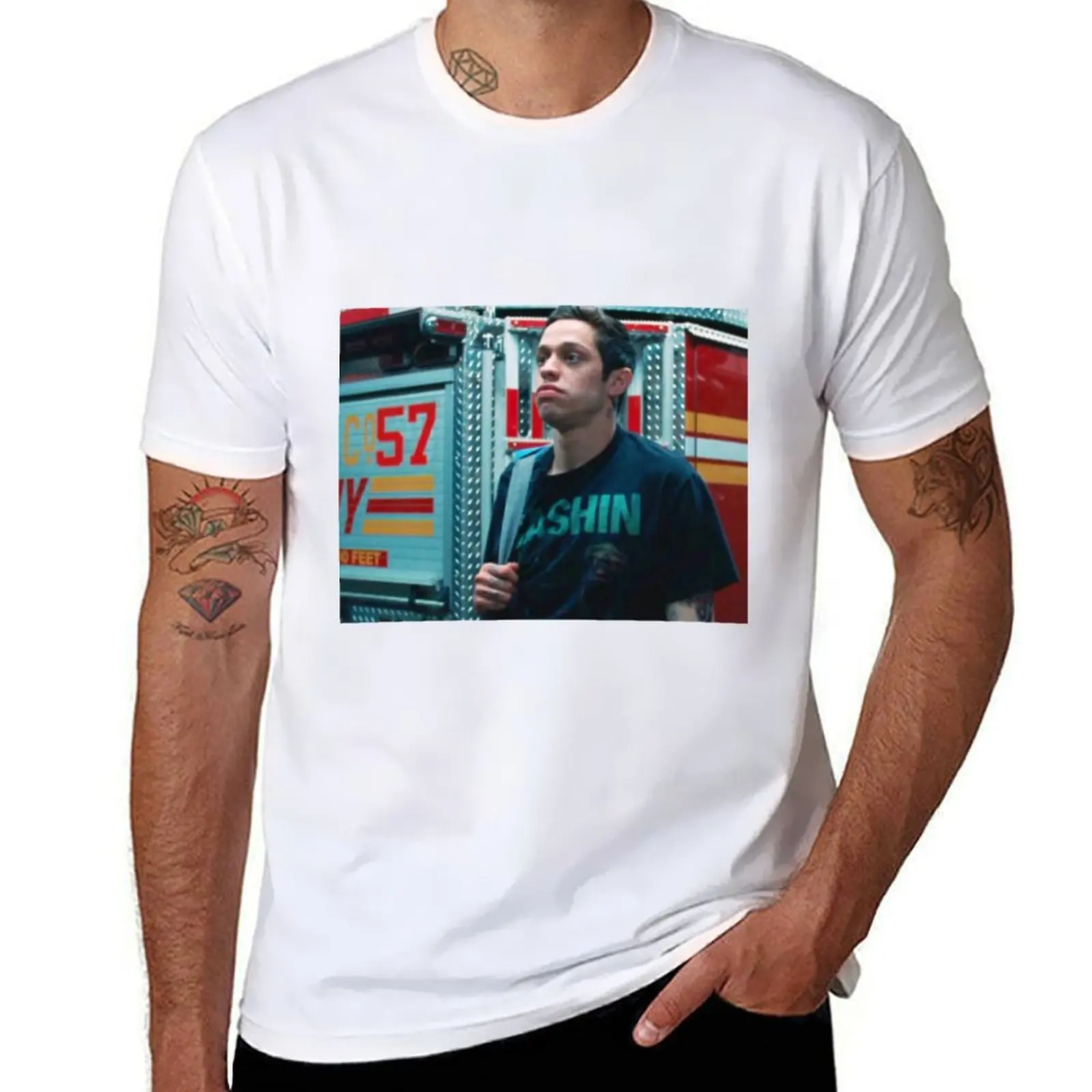 Pete Davidson in the King of Staten Island Movie Design T-Shirt Festival Party Tee Top
Pete Davidson in the King of Staten Island Movie Design T-Shirt Festival Party Tee Top