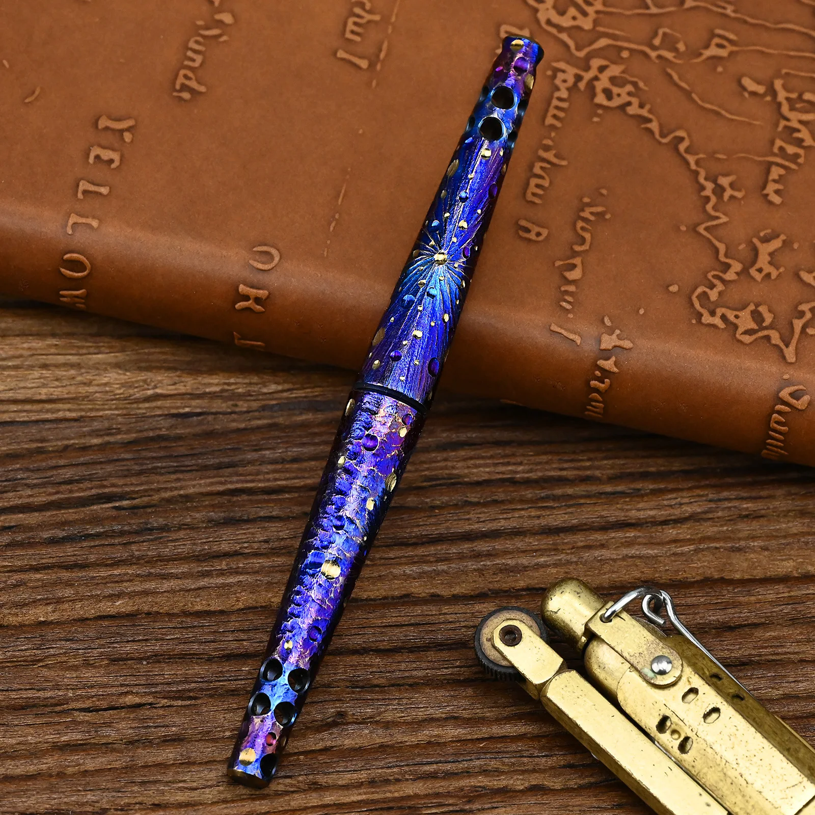 Star Sky Limited Edition Titanium Alloy Tactical Pen Hand Carved Metal EDC Pocket Signature Neutral Writing Pen
Star Sky Limited Edition Titanium Alloy Tactical Pen Hand Carved Metal EDC Pocket Signature Neutral Writing Pen