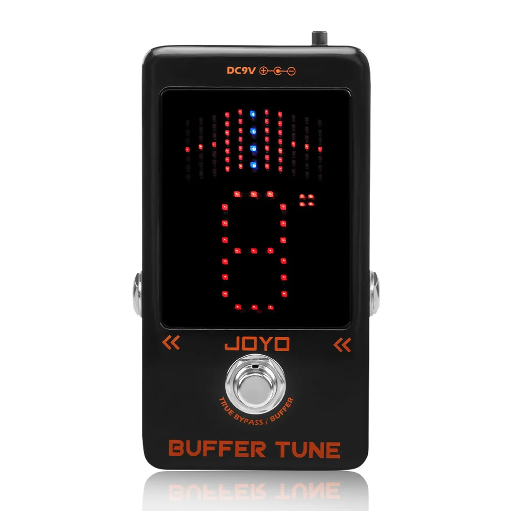 JOYO JF-19 BUFFER TUNE Guitar Pedal Built-in Analog BUFFER Circuit LED Screen Accurate Tuning Buffer Tuner Pedal
JOYO JF-19 BUFFER TUNE Guitar Pedal Built-in Analog BUFFER Circuit LED Screen Accurate Tuning Buffer Tuner Pedal