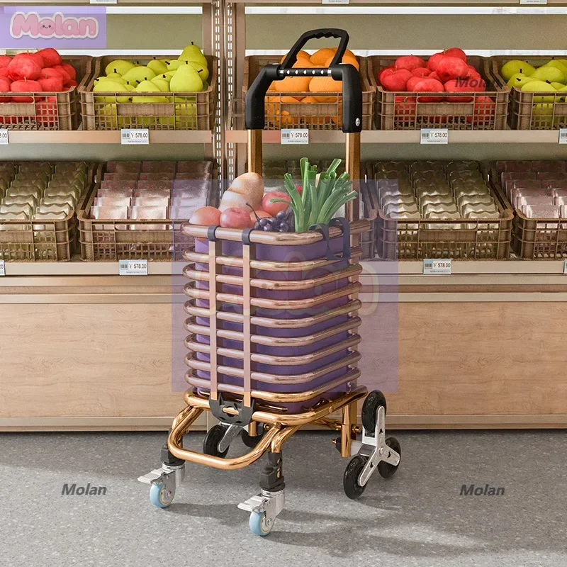 Convenient shopping cart, staircase climbing trolley, household tie rod foldable and lightweight, elderly hand push vegetable
Convenient shopping cart, staircase climbing trolley, household tie rod foldable and lightweight, elderly hand push vegetable