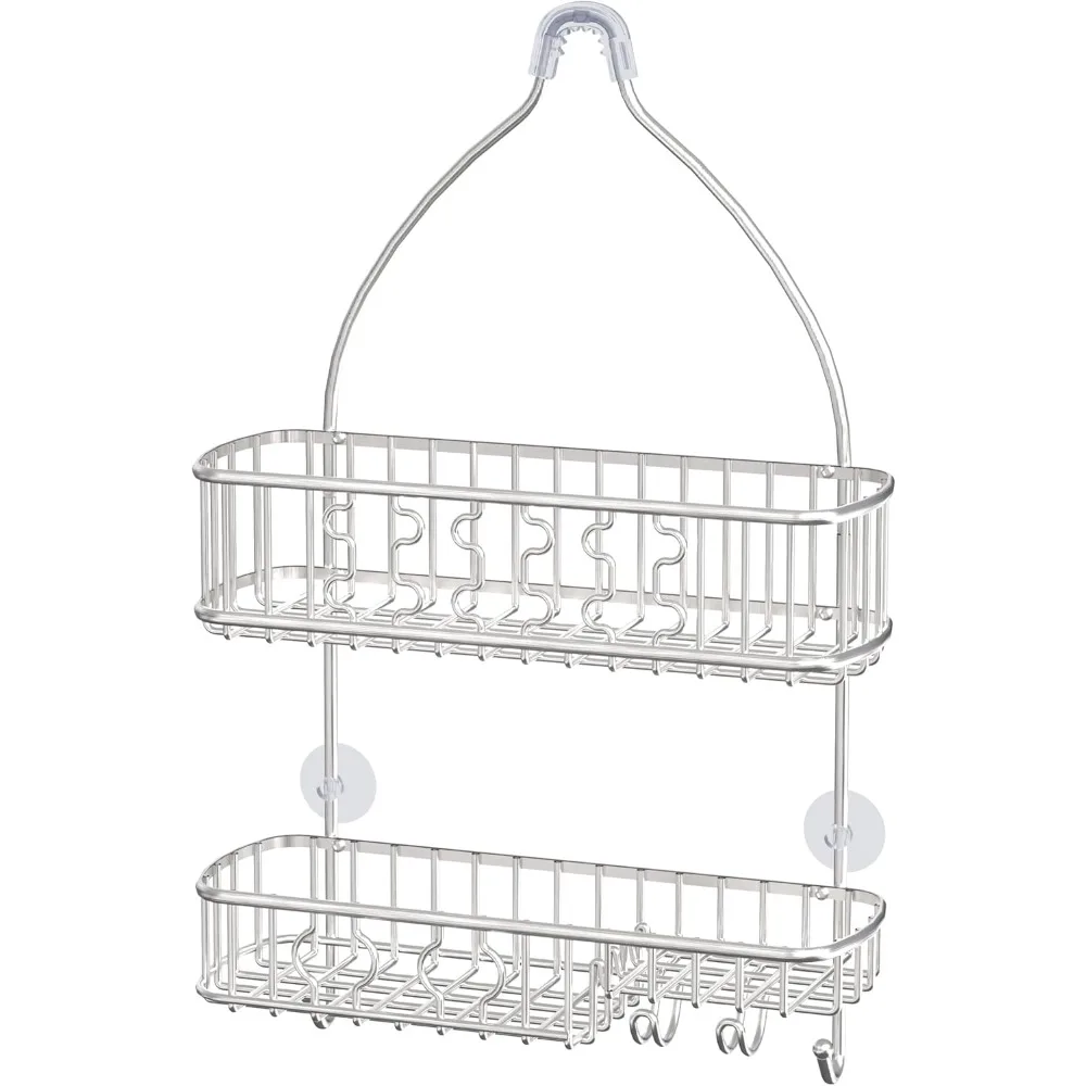 Подвесной органайзер для душевой лейки из нержавеющей стали для ванной комнаты (26 x 16 x 5,5 дюймов)
Подвесной органайзер для душевой лейки из нержавеющей стали для ванной комнаты (26 x 16 x 5,5 дюймов)