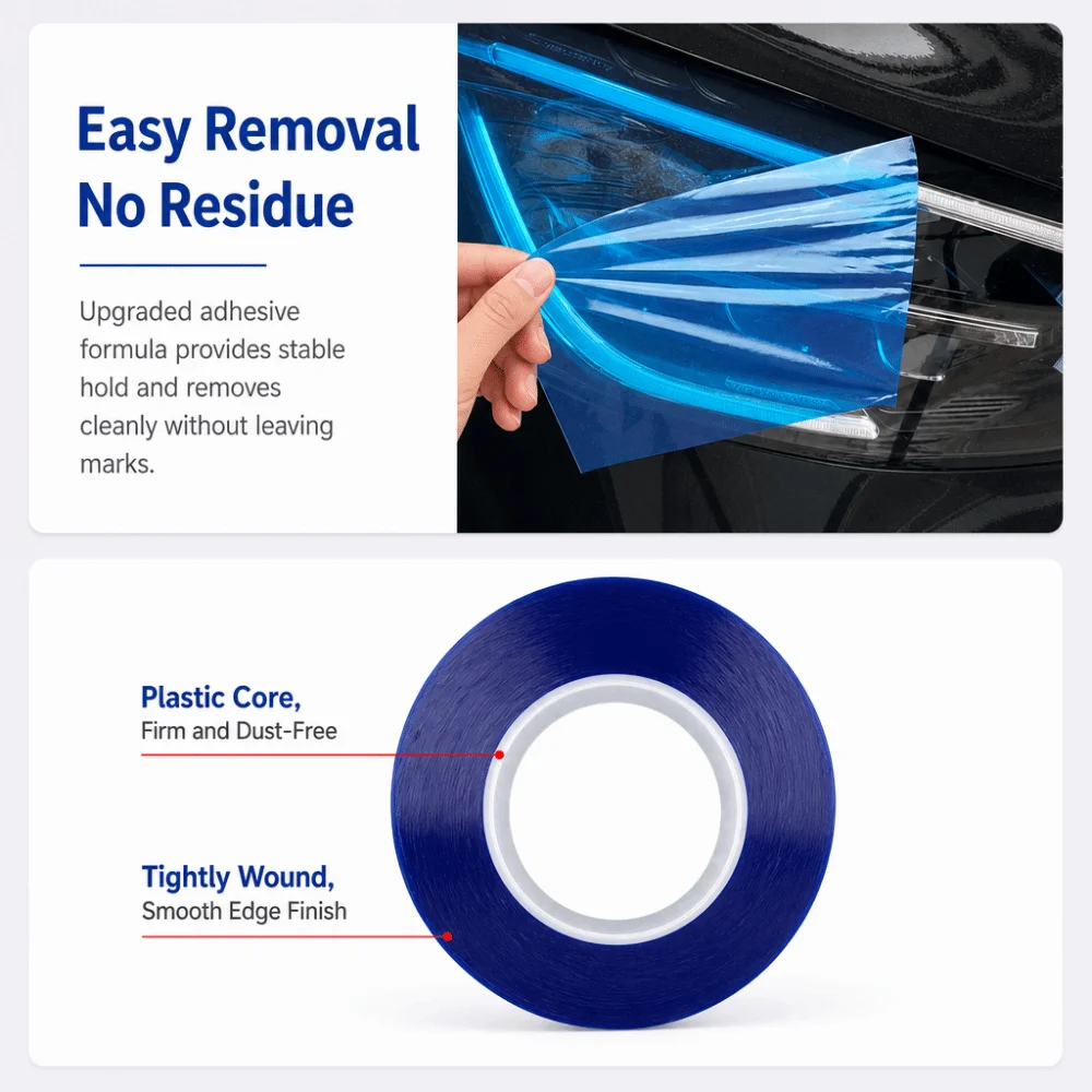 PE Protective Film Tape 5cm X 200 / 1.97 in X 656.17 Ft Blue Surface Protection Tape Flexible 0.05 Mm Thickness
PE Protective Film Tape 5cm X 200 / 1.97 in X 656.17 Ft Blue Surface Protection Tape Flexible 0.05 Mm Thickness