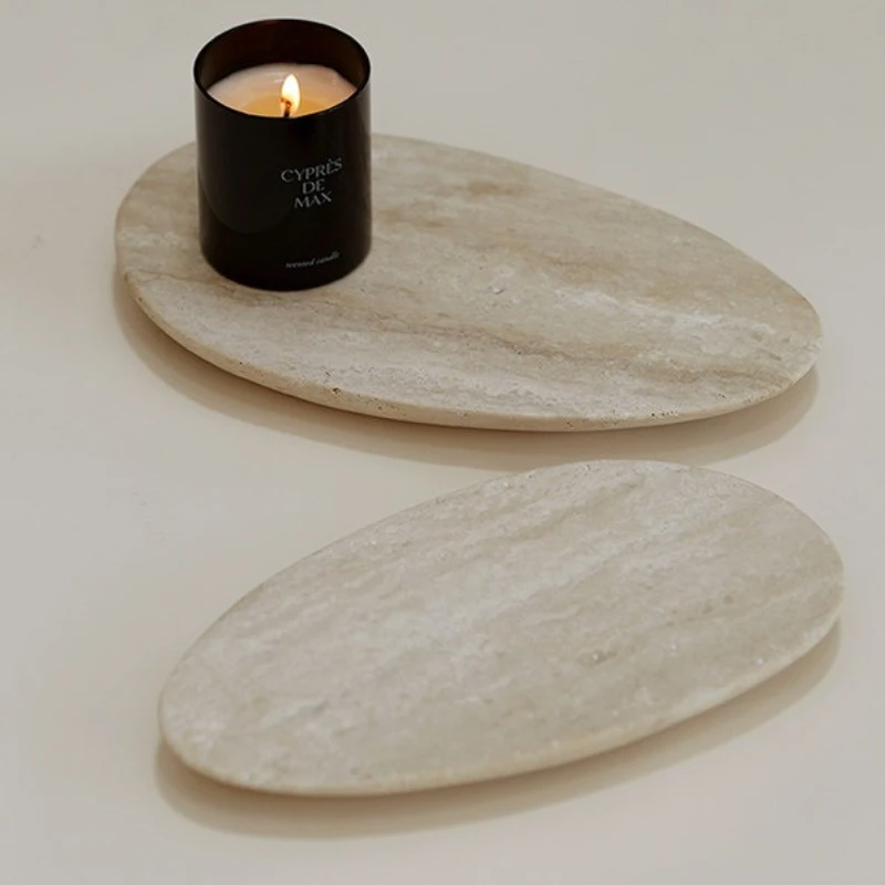 Minimalist Stone Aromatherapy Tray Romantic Candle Plate for Dining Room Jewelry Storage Dish & Art Decor for Entrance Ornament
Minimalist Stone Aromatherapy Tray Romantic Candle Plate for Dining Room Jewelry Storage Dish & Art Decor for Entrance Ornament