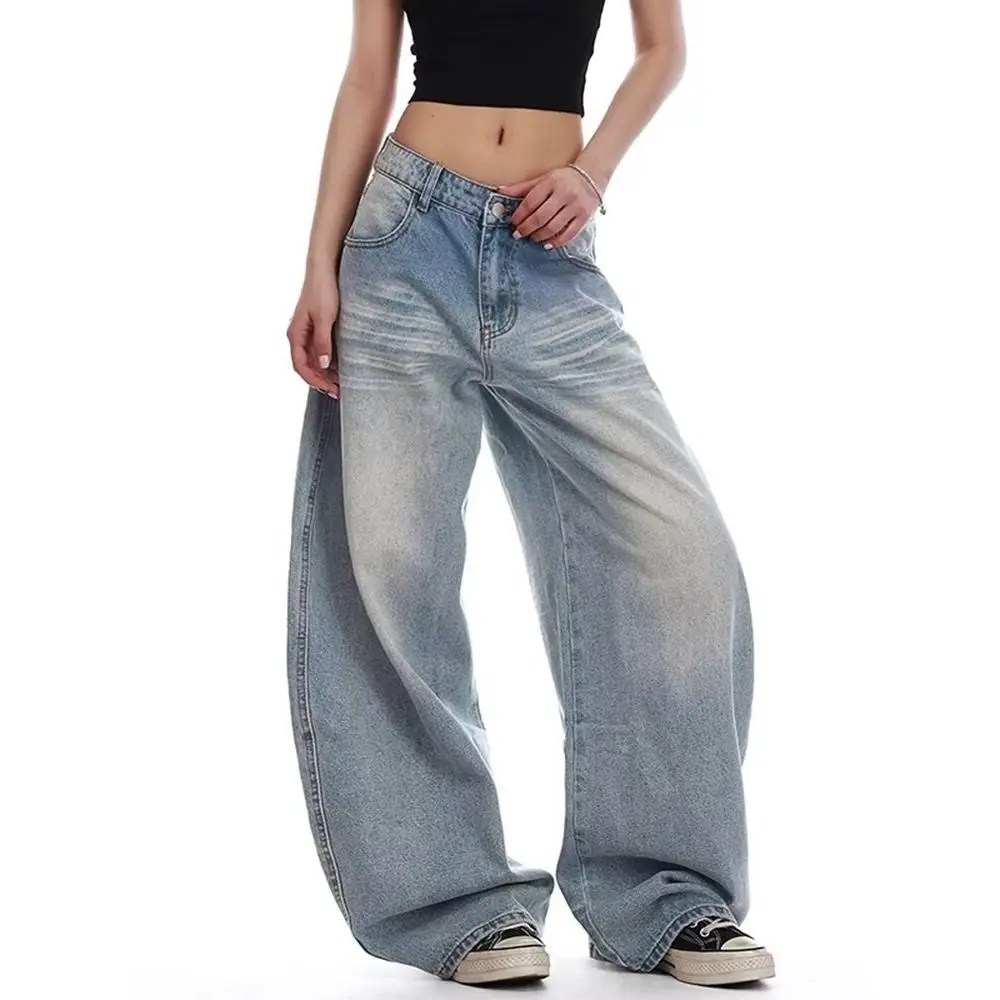Denim Pants Women Baggy Jeans Y2K High Waisted Vintage Loose Fit Casual Streetwear Fashion Trousers
Denim Pants Women Baggy Jeans Y2K High Waisted Vintage Loose Fit Casual Streetwear Fashion Trousers
