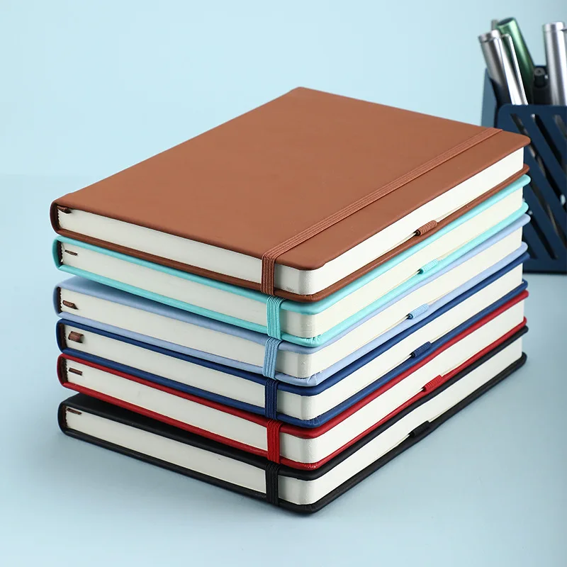 Vintage A5 Leather Strap Notebook with Leather Notebook Cover, Personalized Soft Cover, and Bookmark, Perfect for Business
Vintage A5 Leather Strap Notebook with Leather Notebook Cover, Personalized Soft Cover, and Bookmark, Perfect for Business