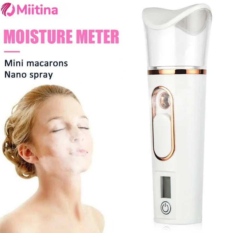 Mist Sprayer Handheld Nano Beauty Instrument Mini Hydrating Humidifier Skin Care LED Display Portable Face Steamer Nebulizer
Mist Sprayer Handheld Nano Beauty Instrument Mini Hydrating Humidifier Skin Care LED Display Portable Face Steamer Nebulizer