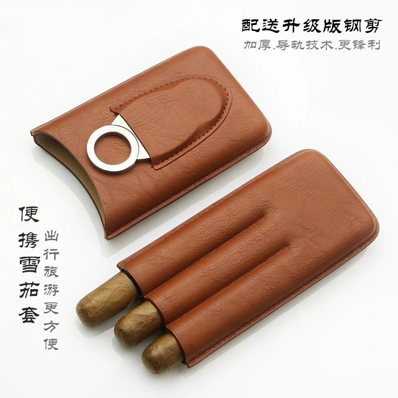 Cigar Leather Set Moisturizer 3 Pack Portable Travel Humidor
Cigar Leather Set Moisturizer 3 Pack Portable Travel Humidor