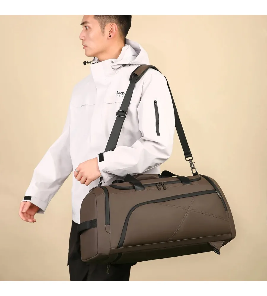 Multi-functional Sports Duffel Bag with Dual Compartments, Fits Over Luggage Handles for Gym Trips and Weekend Getaways
Multi-functional Sports Duffel Bag with Dual Compartments, Fits Over Luggage Handles for Gym Trips and Weekend Getaways