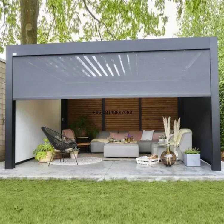 Louvre roof system Aluminum Alloy Pergola Pavillion Sunshade Gazebo Awning
Louvre roof system Aluminum Alloy Pergola Pavillion Sunshade Gazebo Awning