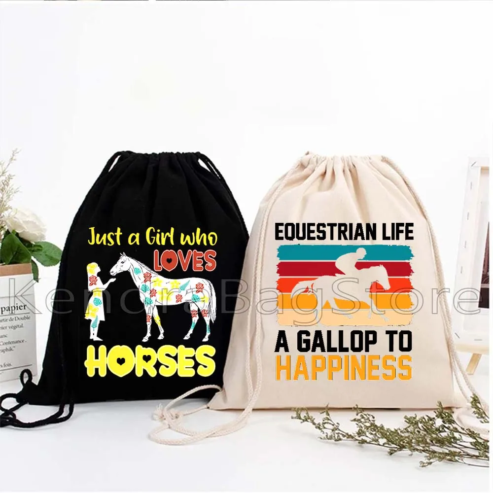 A Girl Who Loved Horses Canvas Drawstring Backpack Colorful Horse Girl Racing Equestrian Riding Gifts Sports Gym Sackpack Bags
A Girl Who Loved Horses Canvas Drawstring Backpack Colorful Horse Girl Racing Equestrian Riding Gifts Sports Gym Sackpack Bags