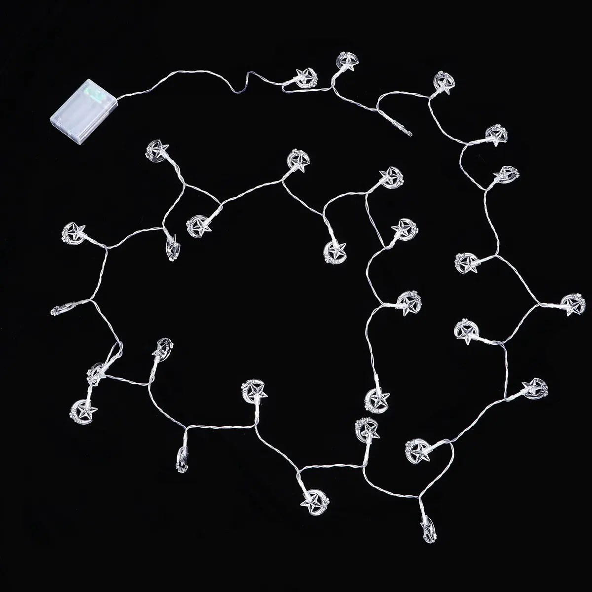 3 Meter Long Star Light String with Lovely Moon Design Ideal for Ramadan Decoration Eid Mubarak Party Garden Home Ambience
3 Meter Long Star Light String with Lovely Moon Design Ideal for Ramadan Decoration Eid Mubarak Party Garden Home Ambience