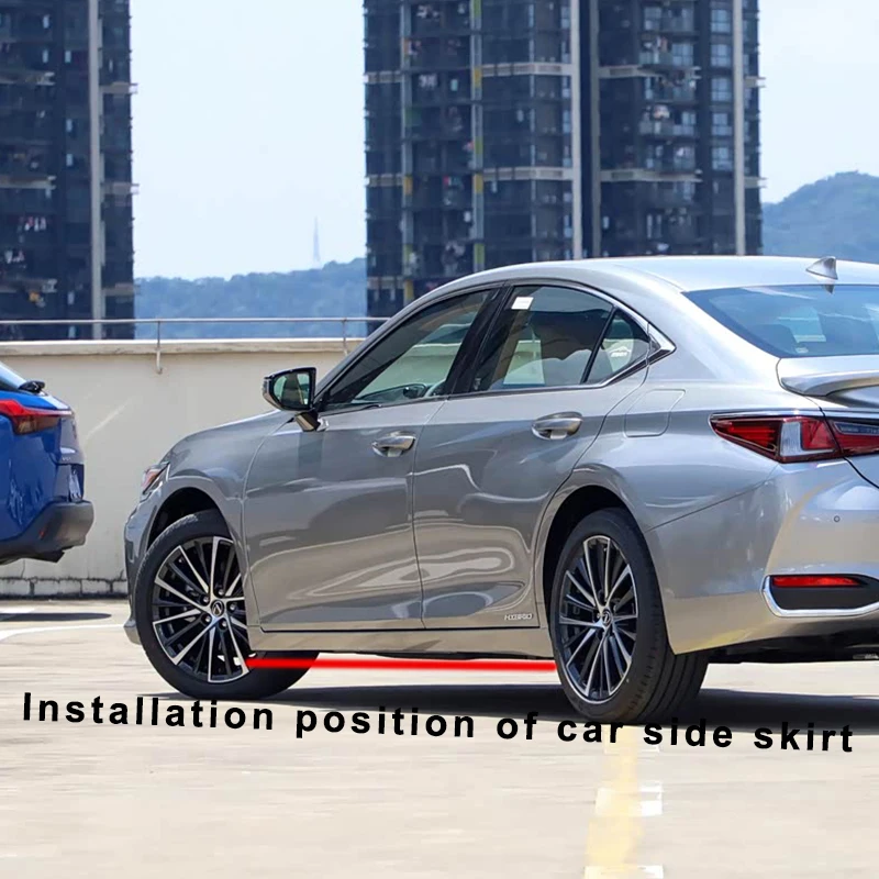 High Quality Car Side Skirts Extensions Bumper Door Lip Splitters Winglet Carbon Fiber Look Accessories For Lexus ES 2013-2022
High Quality Car Side Skirts Extensions Bumper Door Lip Splitters Winglet Carbon Fiber Look Accessories For Lexus ES 2013-2022