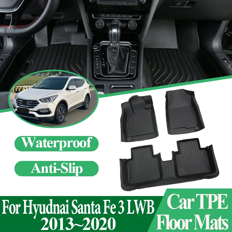 Для Hyudnai Santa Fe 3 Maxcruz LWB XL DM NC 2013 ~ 2020 автомобильные коврики из материала TPE, противогрязные, противоскользящие, противоскользящие, для ног, коврик для ковра
Для Hyudnai Santa Fe 3 Maxcruz LWB XL DM NC 2013 ~ 2020 автомобильные коврики из материала TPE, противогрязные, противоскользящие, противоскользящие, для ног, коврик для ковра