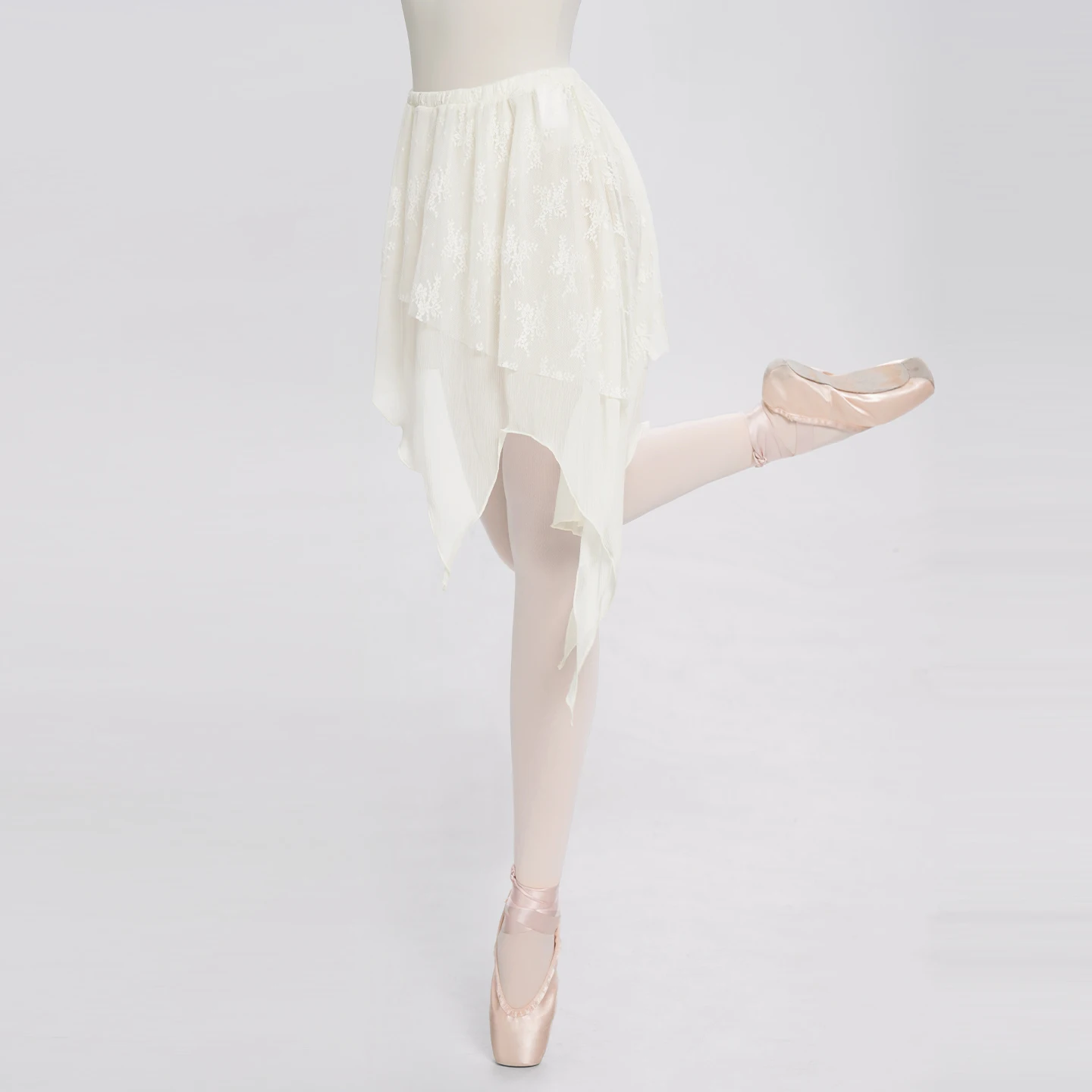 Women Lace Splice Irregular Hem Wrap Skate Tulle Skirt Adult Elastic Waist Double Layers Midi Gauze Skirt Ballet Dance Dress
Women Lace Splice Irregular Hem Wrap Skate Tulle Skirt Adult Elastic Waist Double Layers Midi Gauze Skirt Ballet Dance Dress