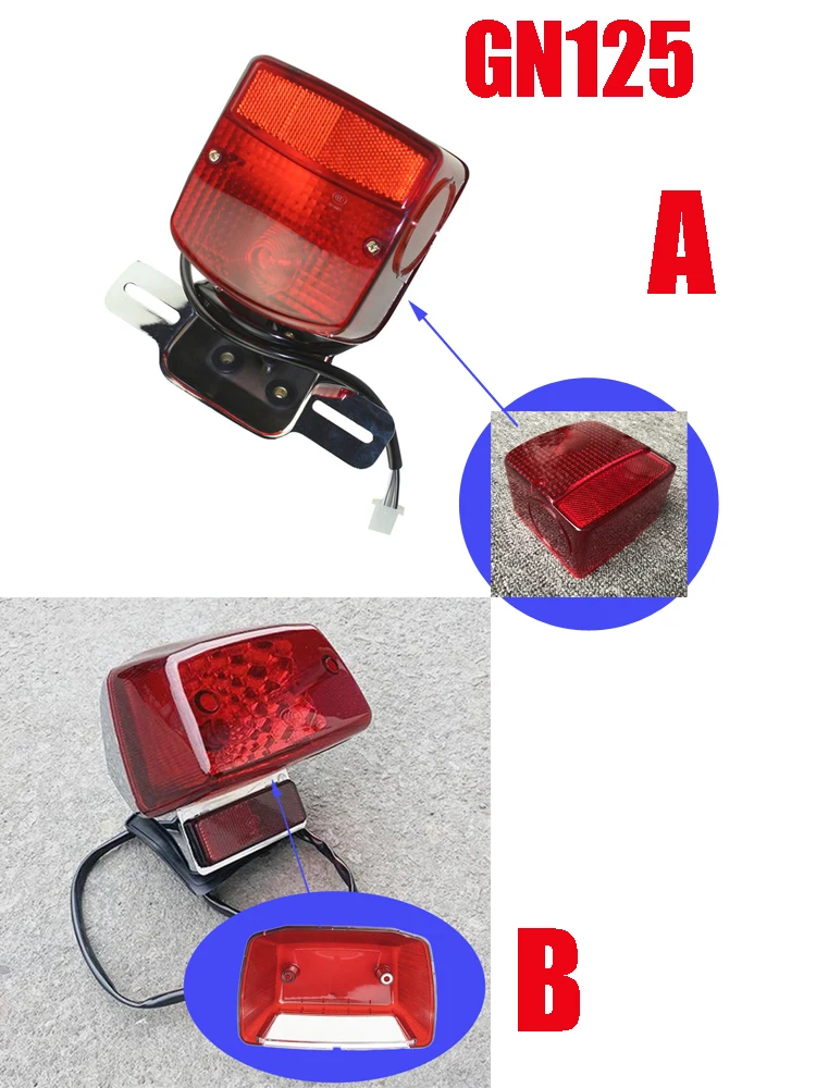 Motorcycle Tail Lamp Lens for Haojue Suzuki Qingqi Haojin Lifan Dayang GN125 GN150 LF150 HJ150 HJ125-8 Lens of Rear Stop Light
Motorcycle Tail Lamp Lens for Haojue Suzuki Qingqi Haojin Lifan Dayang GN125 GN150 LF150 HJ150 HJ125-8 Lens of Rear Stop Light