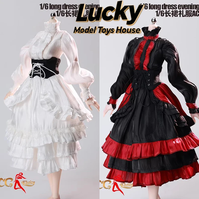 Одежда для 1/6 женской фигурки: Черно-красное вечернее платье в готическом стиле, длинное белое платье ACG-50, аксессуар для декора 12-дюймового тела
Одежда для 1/6 женской фигурки: Черно-красное вечернее платье в готическом стиле, длинное белое платье ACG-50, аксессуар для декора 12-дюймового тела