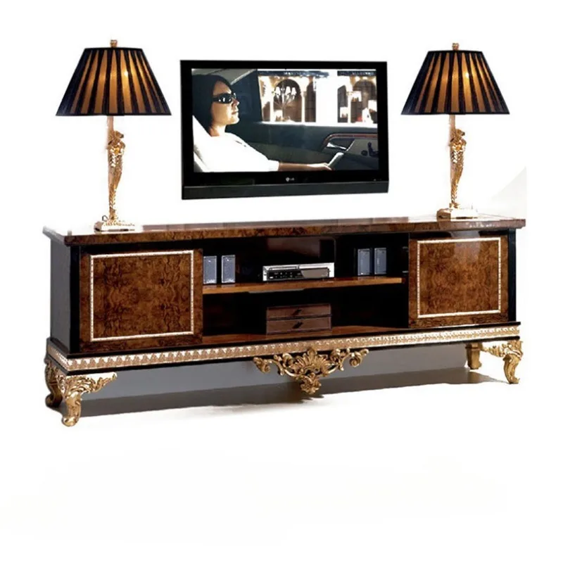 Neoclassical solid wood carving flower TV cabinet European retro living room floor cabinet luxury TV cabinet
Neoclassical solid wood carving flower TV cabinet European retro living room floor cabinet luxury TV cabinet