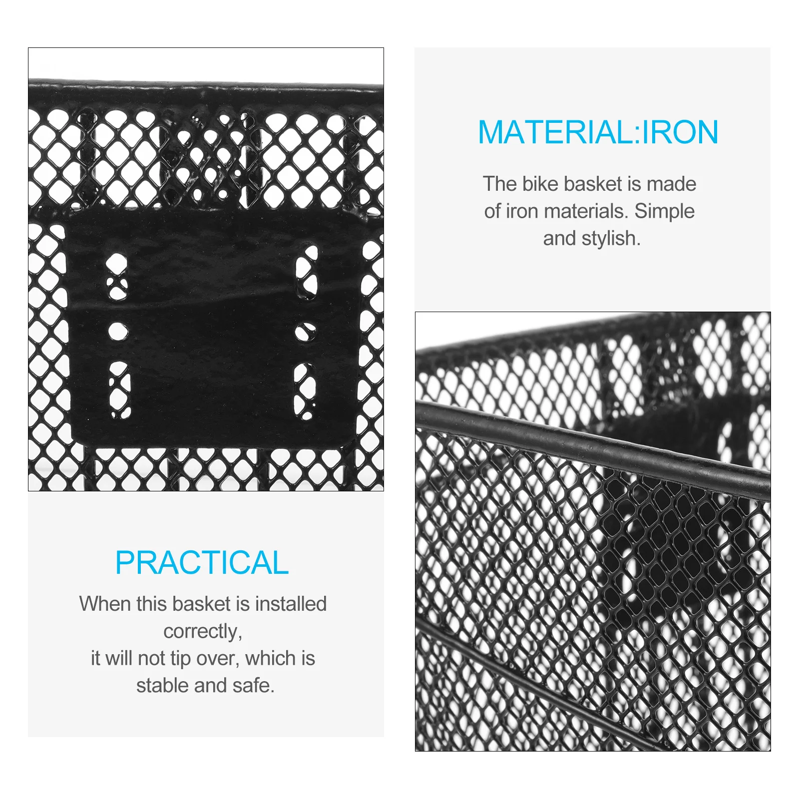 Detachable Metal Front Bike Basket Sturdy Bicycle Handlebar Basket Convenient Storage Holder for Riding Kids Bike Accessory
Detachable Metal Front Bike Basket Sturdy Bicycle Handlebar Basket Convenient Storage Holder for Riding Kids Bike Accessory