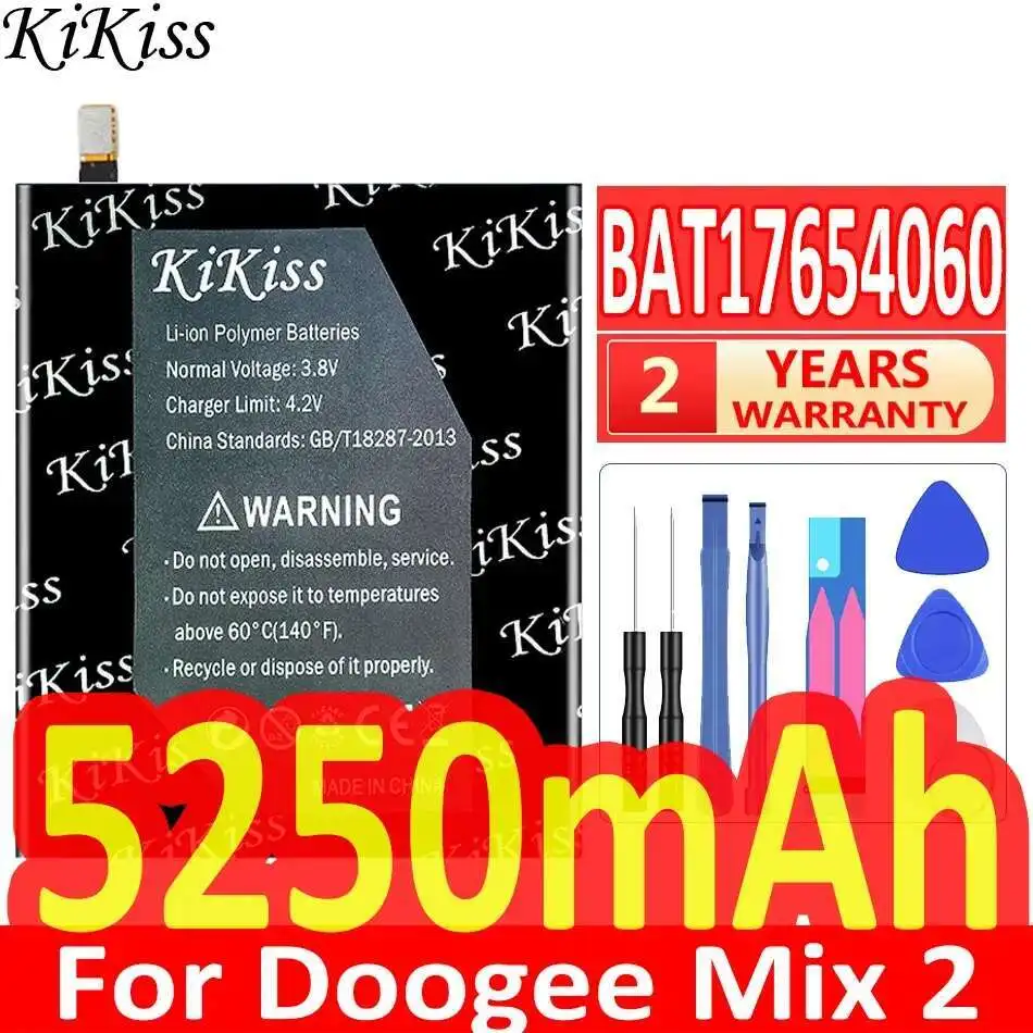 Mobile Phone Battery Mix2 BAT17654060 For Doogee Mix 2 Reliable Power Supply Stable 5250mAh
Mobile Phone Battery Mix2 BAT17654060 For Doogee Mix 2 Reliable Power Supply Stable 5250mAh
