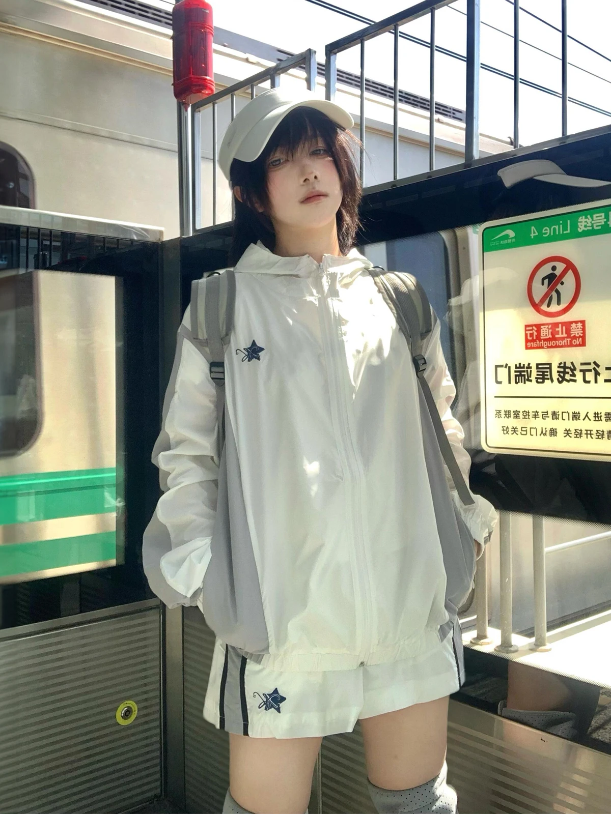 Original Star Sportswear Set JK Uniform Sun Protection Outerwear Hooded Top Quick Dry Outdoor Shorts Women's Summer Ou...
Original Star Sportswear Set JK Uniform Sun Protection Outerwear Hooded Top Quick Dry Outdoor Shorts Women's Summer Ou...