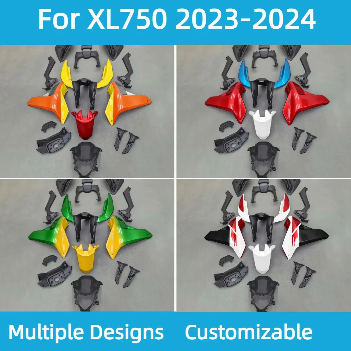 Motorcycle Bodywork Fairings for Honda XL750 2023 2024 Custom Prime Aftermarket ABS Injection Fairing Kit XL 750 23 24
Motorcycle Bodywork Fairings for Honda XL750 2023 2024 Custom Prime Aftermarket ABS Injection Fairing Kit XL 750 23 24