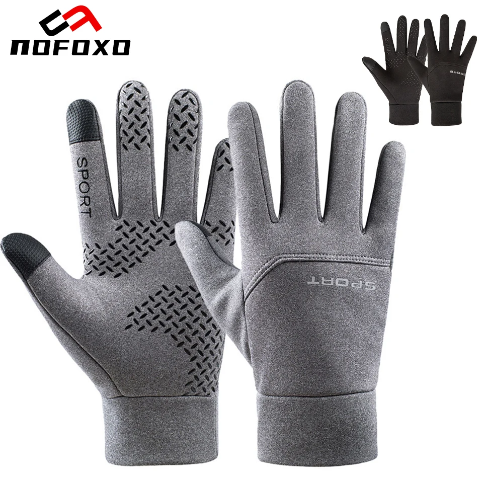 NOFOXO 1Pair Winter Outdoor Ski Glove Warm Full Finger Touch Screen Gym Sports Fitness Running Gloves Men Women Knitted Gloves
NOFOXO 1Pair Winter Outdoor Ski Glove Warm Full Finger Touch Screen Gym Sports Fitness Running Gloves Men Women Knitted Gloves