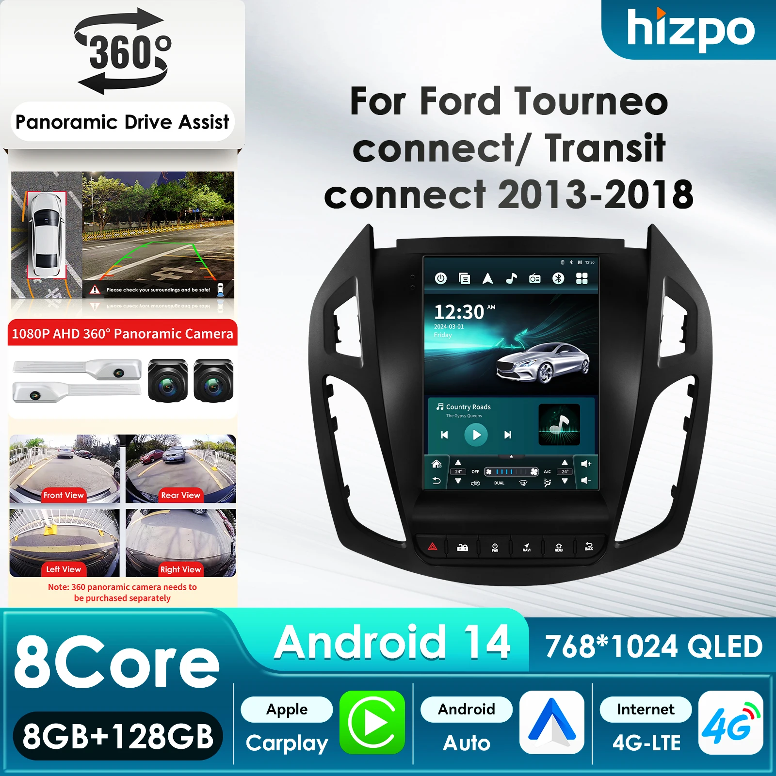 Мультимедийный проигрыватель для автомобиля Ford Tourneo Connect 9.7 в стиле Tesla 7862 2Din на Android для Ford Transit Connect 2013-2018 с GPS и CarPlay
Мультимедийный проигрыватель для автомобиля Ford Tourneo Connect 9.7 в стиле Tesla 7862 2Din на Android для Ford Transit Connect 2013-2018 с GPS и CarPlay