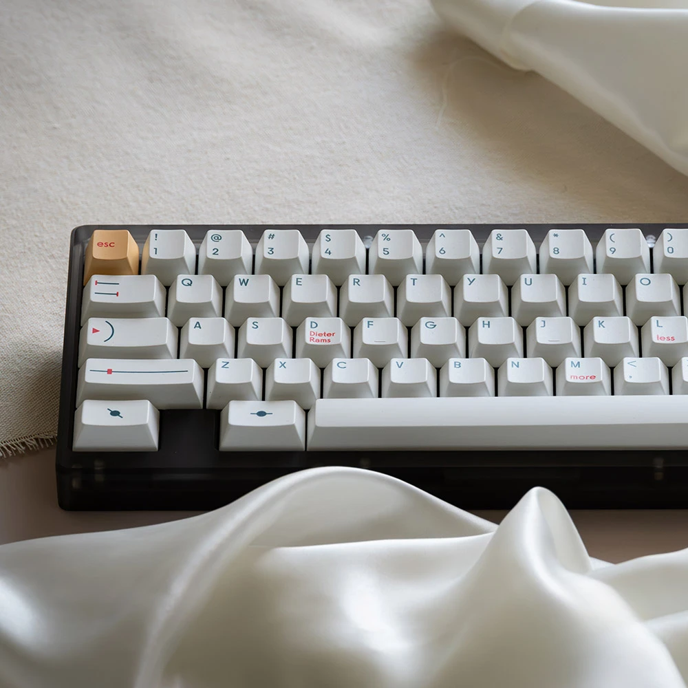Original keycap T52 sublimation PBT minimalist Braun style Bauhaus custom mechanical keyboard minimalist
Original keycap T52 sublimation PBT minimalist Braun style Bauhaus custom mechanical keyboard minimalist