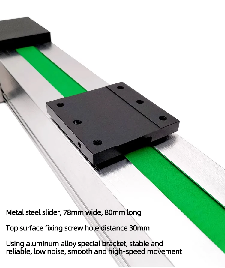 High Speed Belt Driven Cnc Linear Guide Rail Stepper Motor Belt Driven Cnc Linear Guide Rail For Moulding Machine