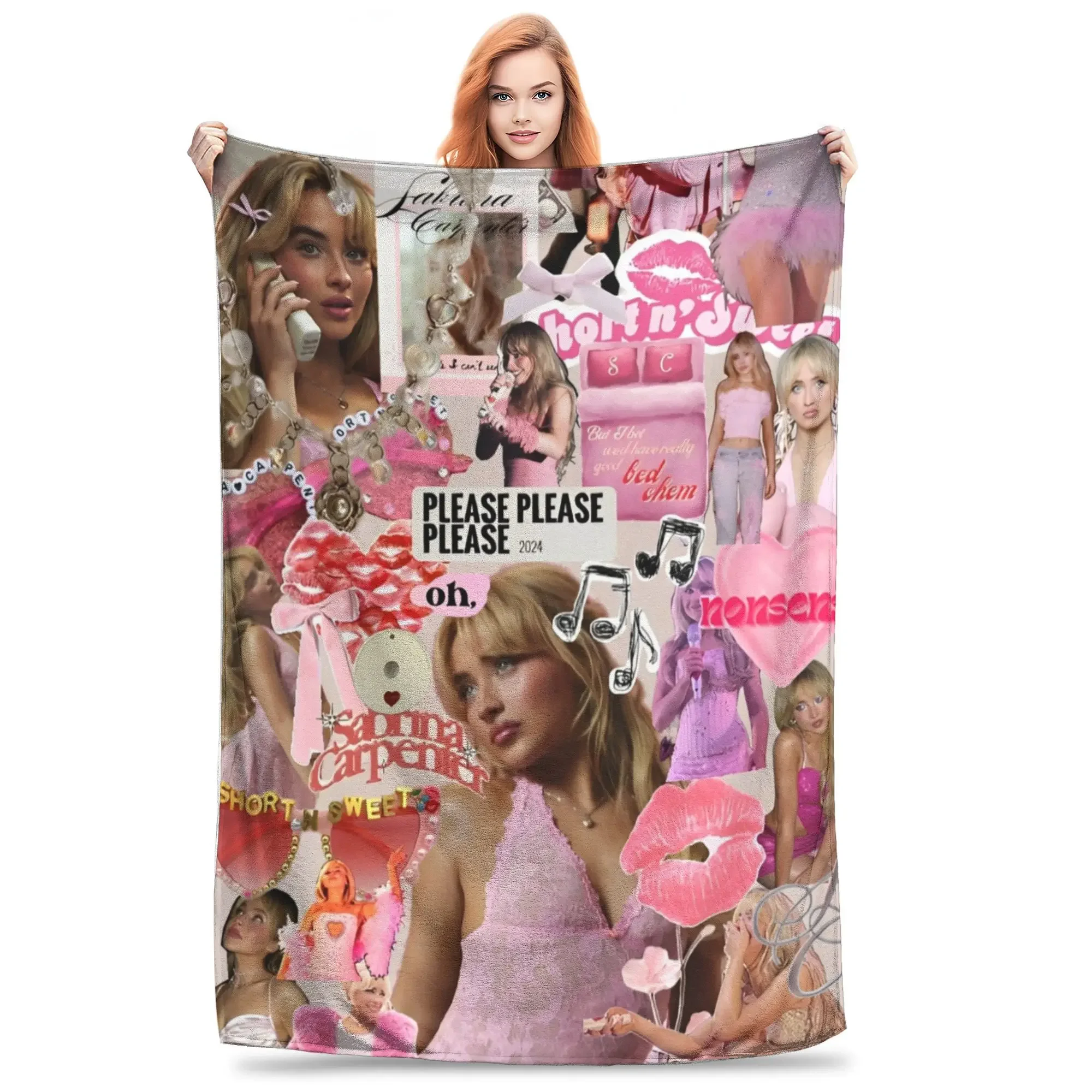 Sabrina Carpenter Pop Music Flannel Throw Blanket Soft Funny Sofa Chair Cover Home Textile Decor
Sabrina Carpenter Pop Music Flannel Throw Blanket Soft Funny Sofa Chair Cover Home Textile Decor