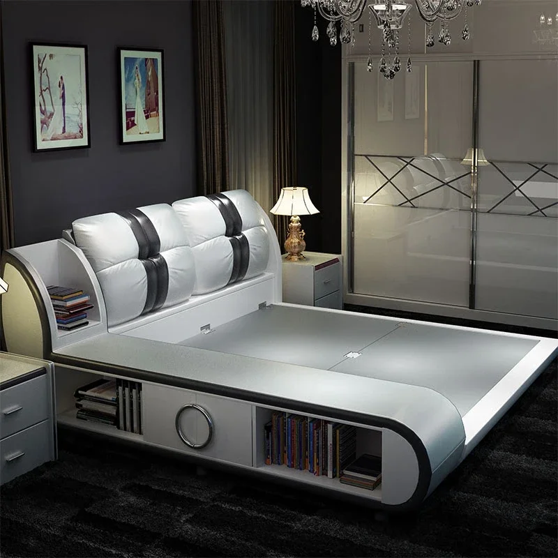 Designer Double Bed Frame White Aesthetic Wooden Queen King Size Bed Frame Luxury Hotel Cama Matrimonial Bedroom Furniture
Designer Double Bed Frame White Aesthetic Wooden Queen King Size Bed Frame Luxury Hotel Cama Matrimonial Bedroom Furniture