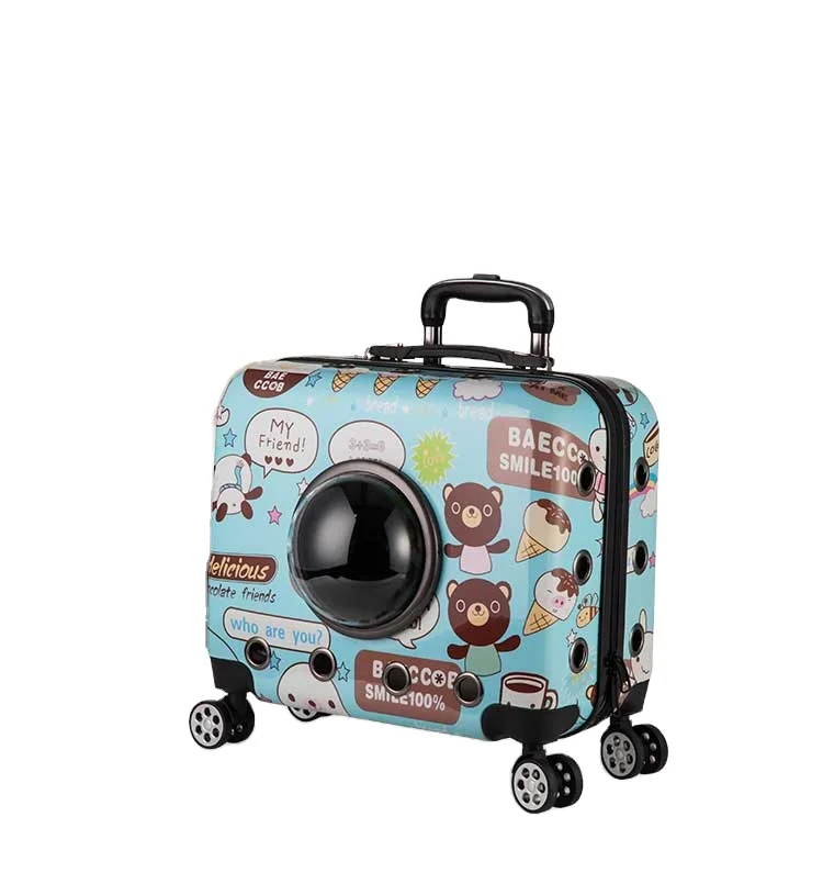 Portable Pet Trolley Case Space Capsule Suitcase Acrylic Cat and Puppy Stroller for Weekend Organizer Outdoor
Portable Pet Trolley Case Space Capsule Suitcase Acrylic Cat and Puppy Stroller for Weekend Organizer Outdoor