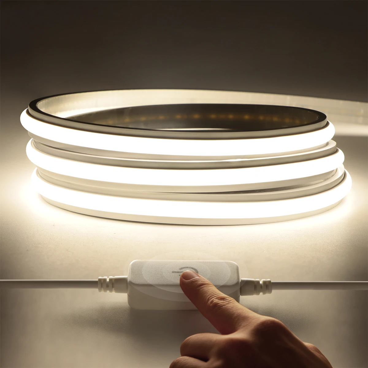 5M 10M 2025 New Self-Adhesive Pure Silicone Neon Light COB LED Strip Touch Sensor Switch 280LEDs/m Acoustic Wall Panel Decor
5M 10M 2025 New Self-Adhesive Pure Silicone Neon Light COB LED Strip Touch Sensor Switch 280LEDs/m Acoustic Wall Panel Decor