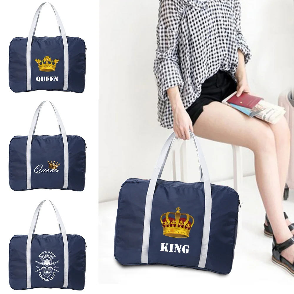 Fashion King Pattern Unisex Folding Bag Portable Waterproof Bag New Large Storage Bag
Fashion King Pattern Unisex Folding Bag Portable Waterproof Bag New Large Storage Bag