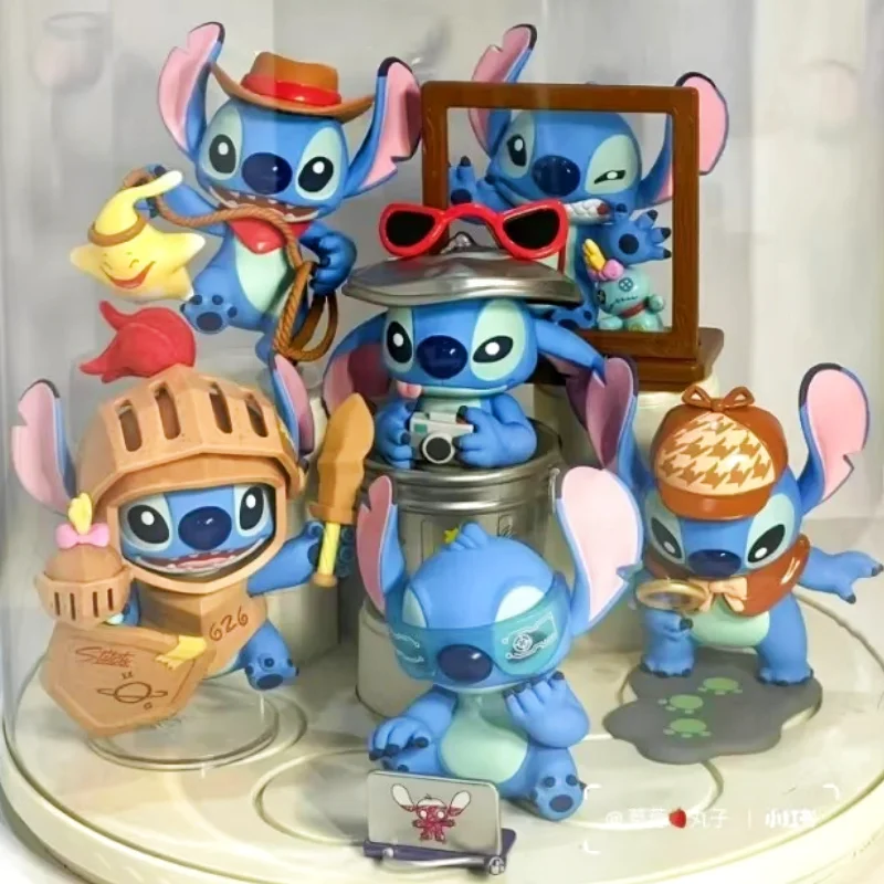 Слепая коробка Disney Stitch City Adventure-Mystery Surprise 626, милая кукла из ПВХ, украшение для настольного украшения, подарок на день рождения 
Слепая коробка Disney Stitch City Adventure-Mystery Surprise 626, милая кукла из ПВХ, украшение для настольного украшения, подарок на день рождения