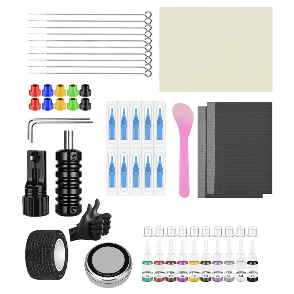 1 Set Tattooing Pen Holder Kit For Beginners Multi-Use Tattoos Practice Tools Durable Aluminum Alloy Portable Non-Slip Tattooing
1 Set Tattooing Pen Holder Kit For Beginners Multi-Use Tattoos Practice Tools Durable Aluminum Alloy Portable Non-Slip Tattooing