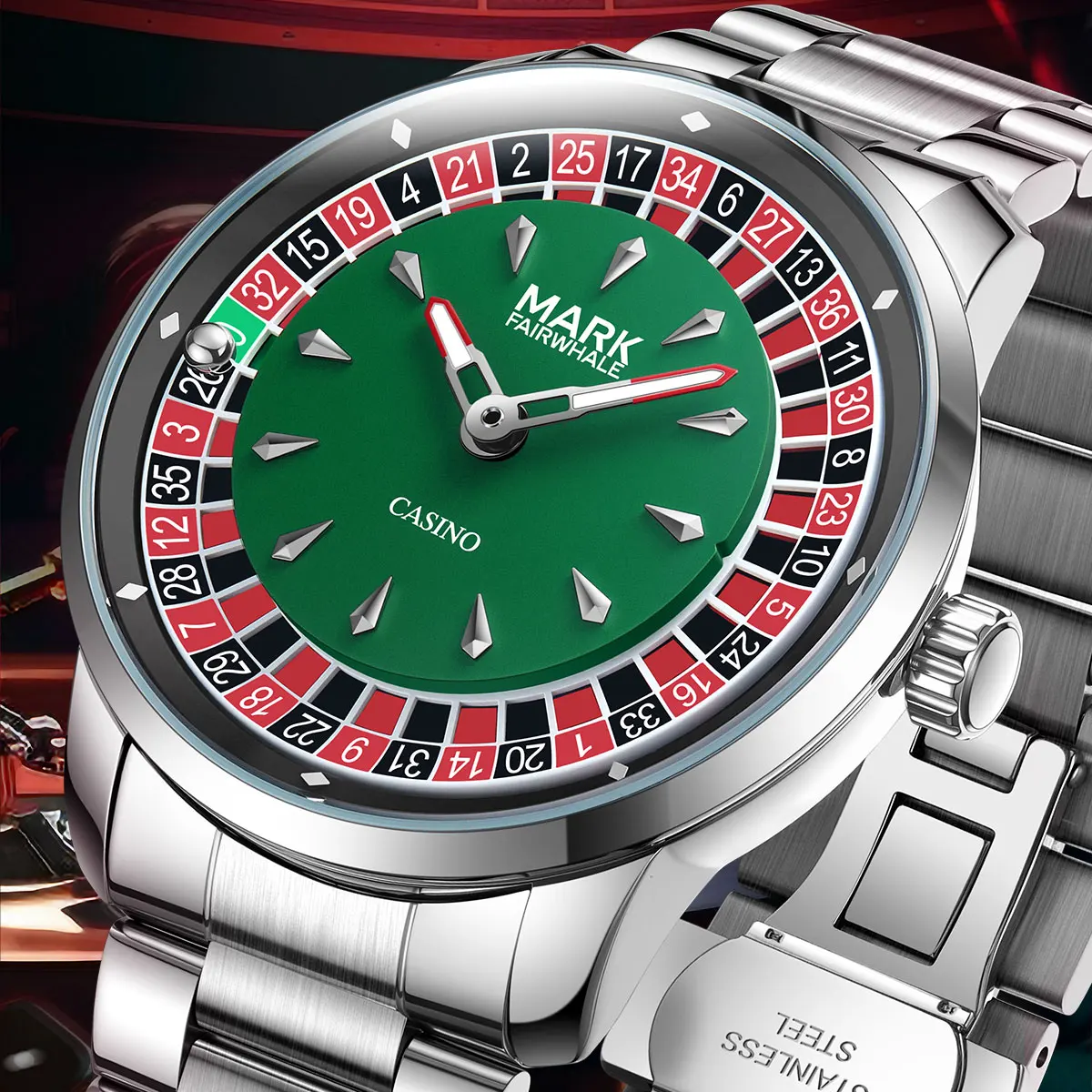 Mark Fairwhale Casual Leather Strap dial Rotatable Roulette Watch Dial Men's Wristwatch Quartz Fashion WristWatch Wrist Watches for man
Mark Fairwhale Casual Leather Strap dial Rotatable Roulette Watch Dial Men's Wristwatch Quartz Fashion WristWatch Wrist Watches for man