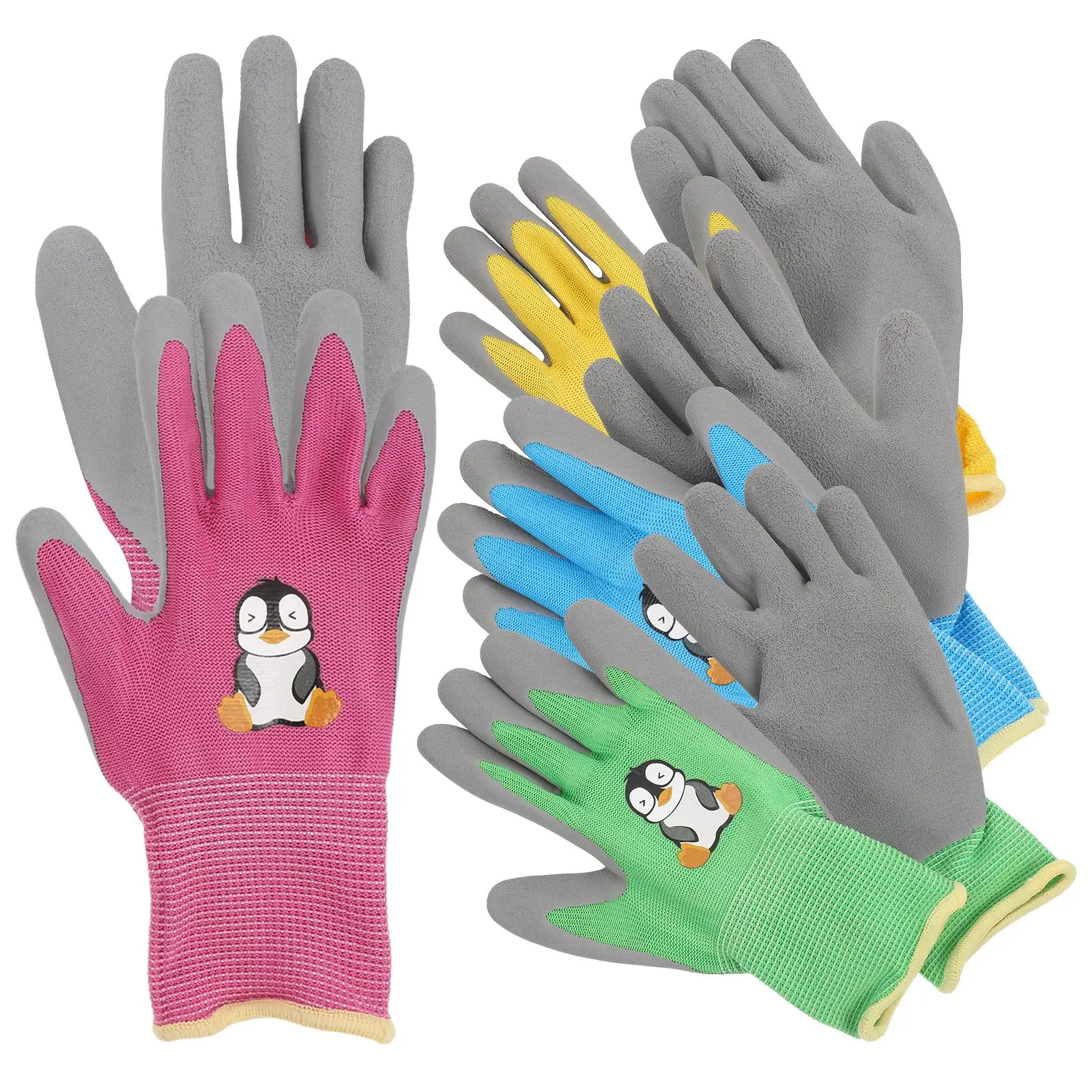4Pcs 4 Pairs Children Protective Gloves Cartoon Gardening Planting Riding Wear resistant Anti tear Safety Emulsion Work Gloves
4Pcs 4 Pairs Children Protective Gloves Cartoon Gardening Planting Riding Wear resistant Anti tear Safety Emulsion Work Gloves